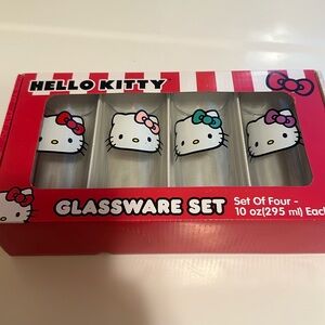 Sanrio Hello Kitty Glassware Set